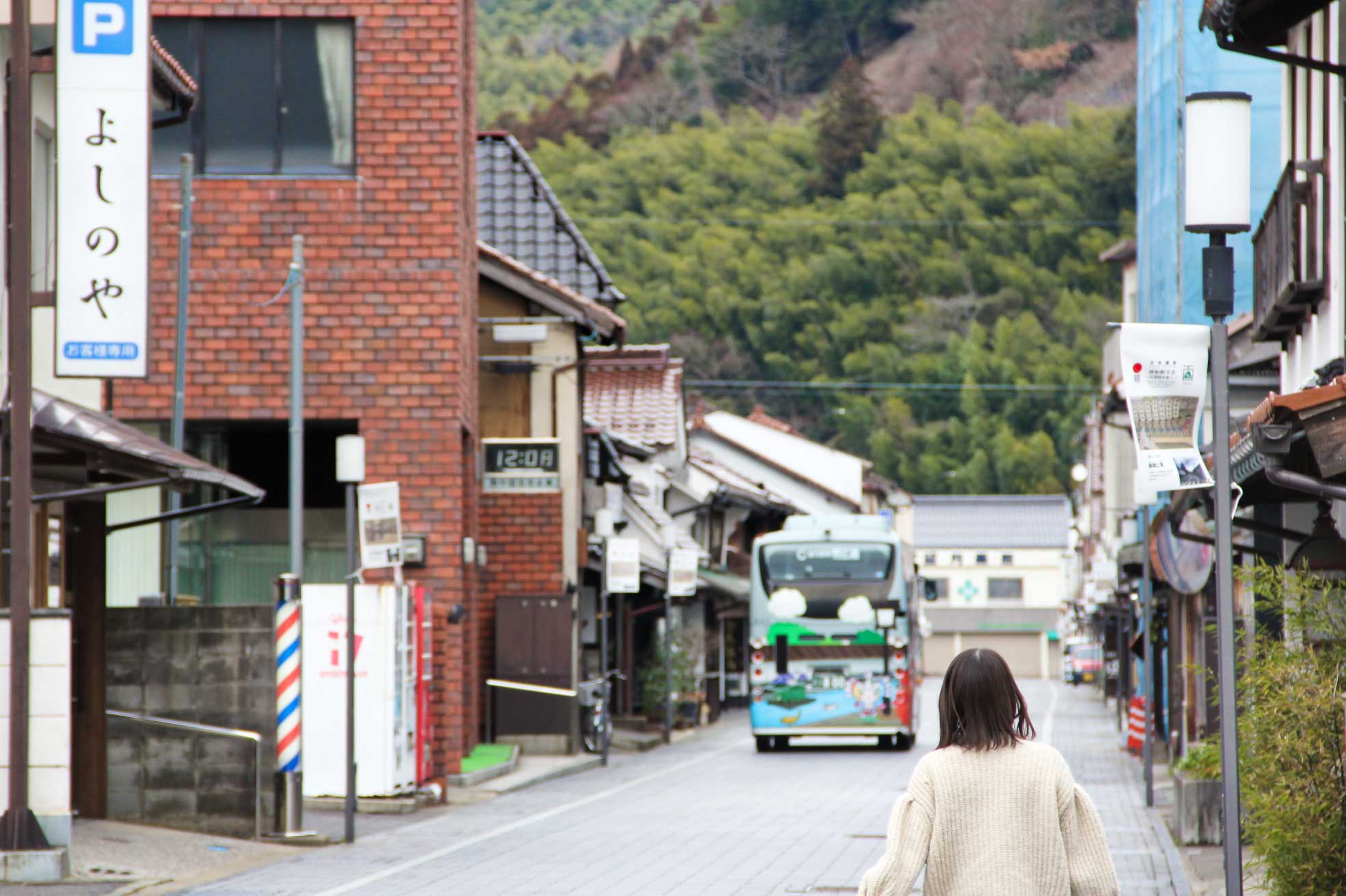 島根県津和野町の懐かしさを感じる風景