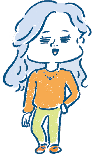 B子さんのイラスト