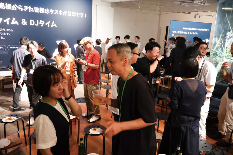 令和7年 しまねナイトin東京の会場の様子