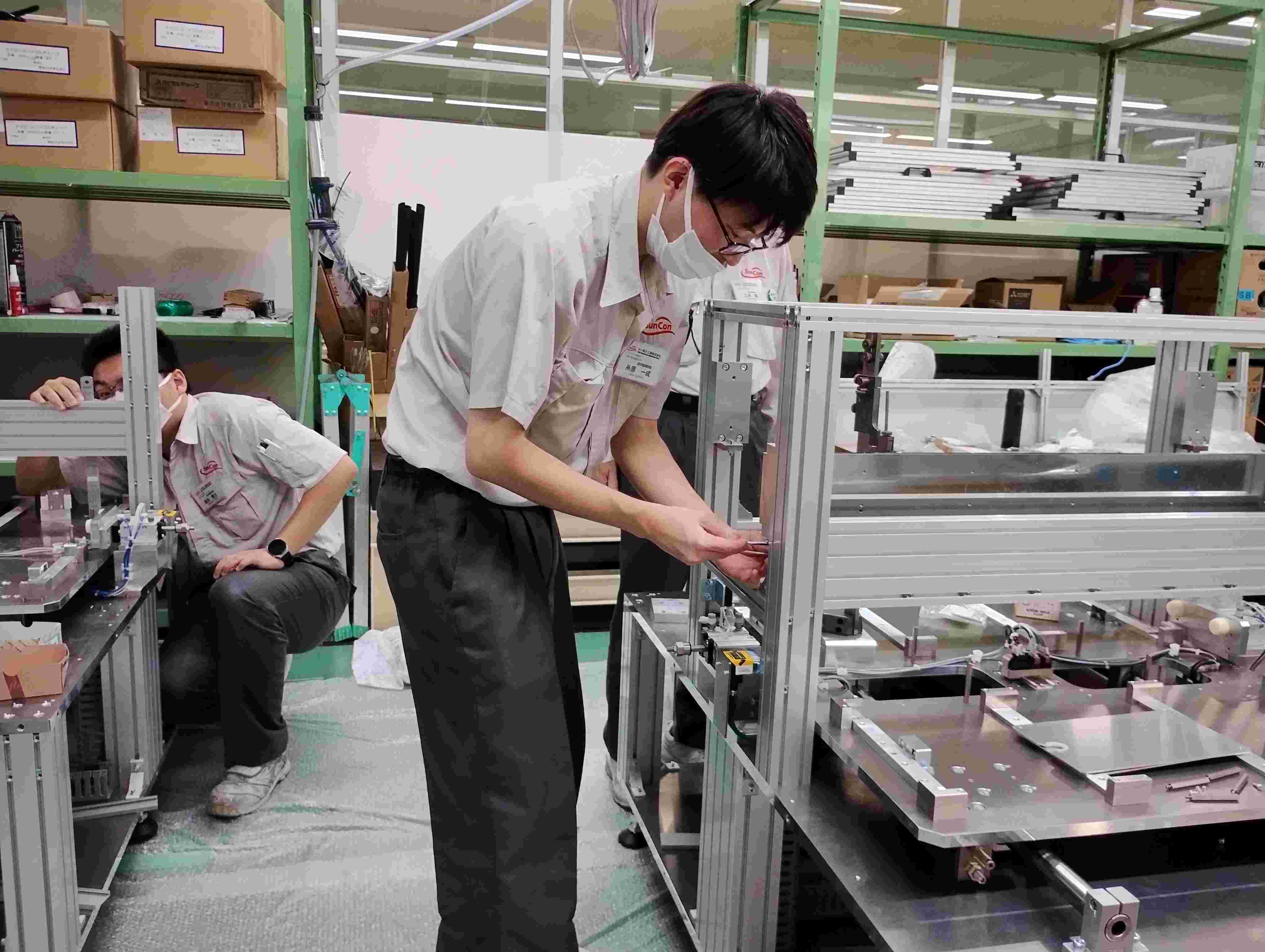 入社2年目新規設備立ち上げ中