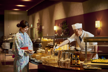 お客様との一期一会を楽しみながら調理ができます