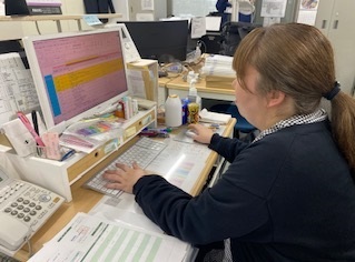 見積作成等、営業のサポートもしています！