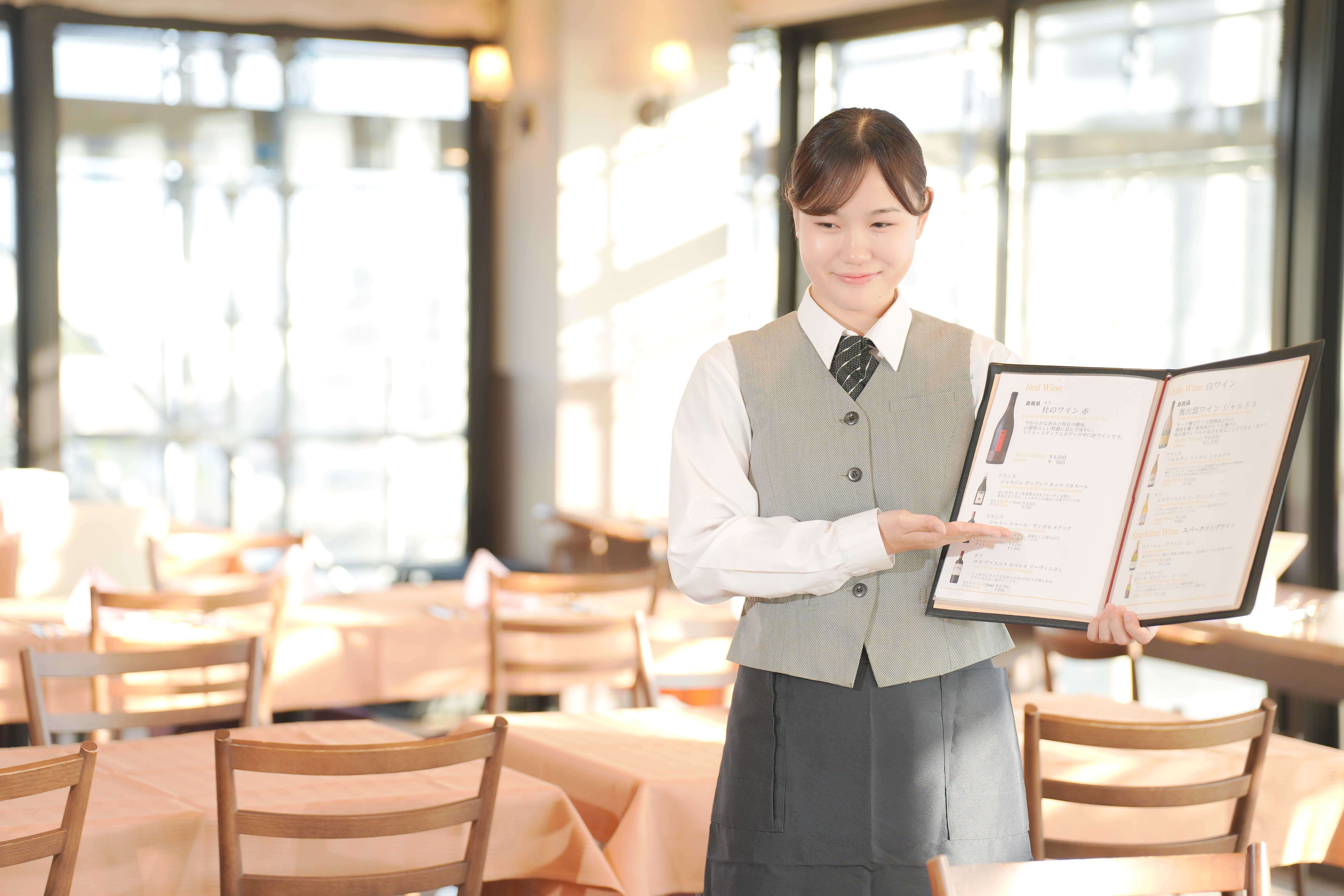 レストランでは地域一番店を目指しています