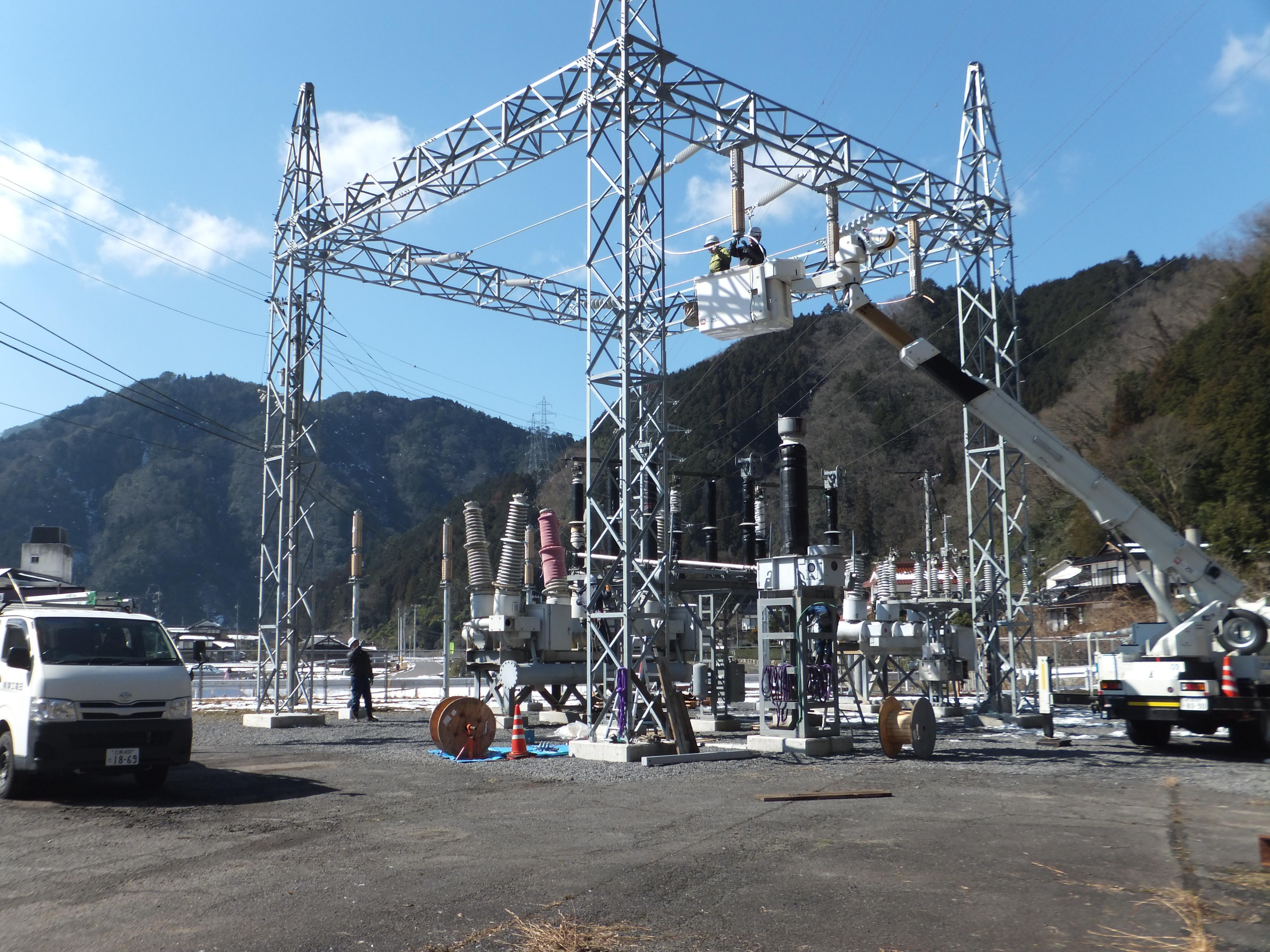 受変電設備教育風景