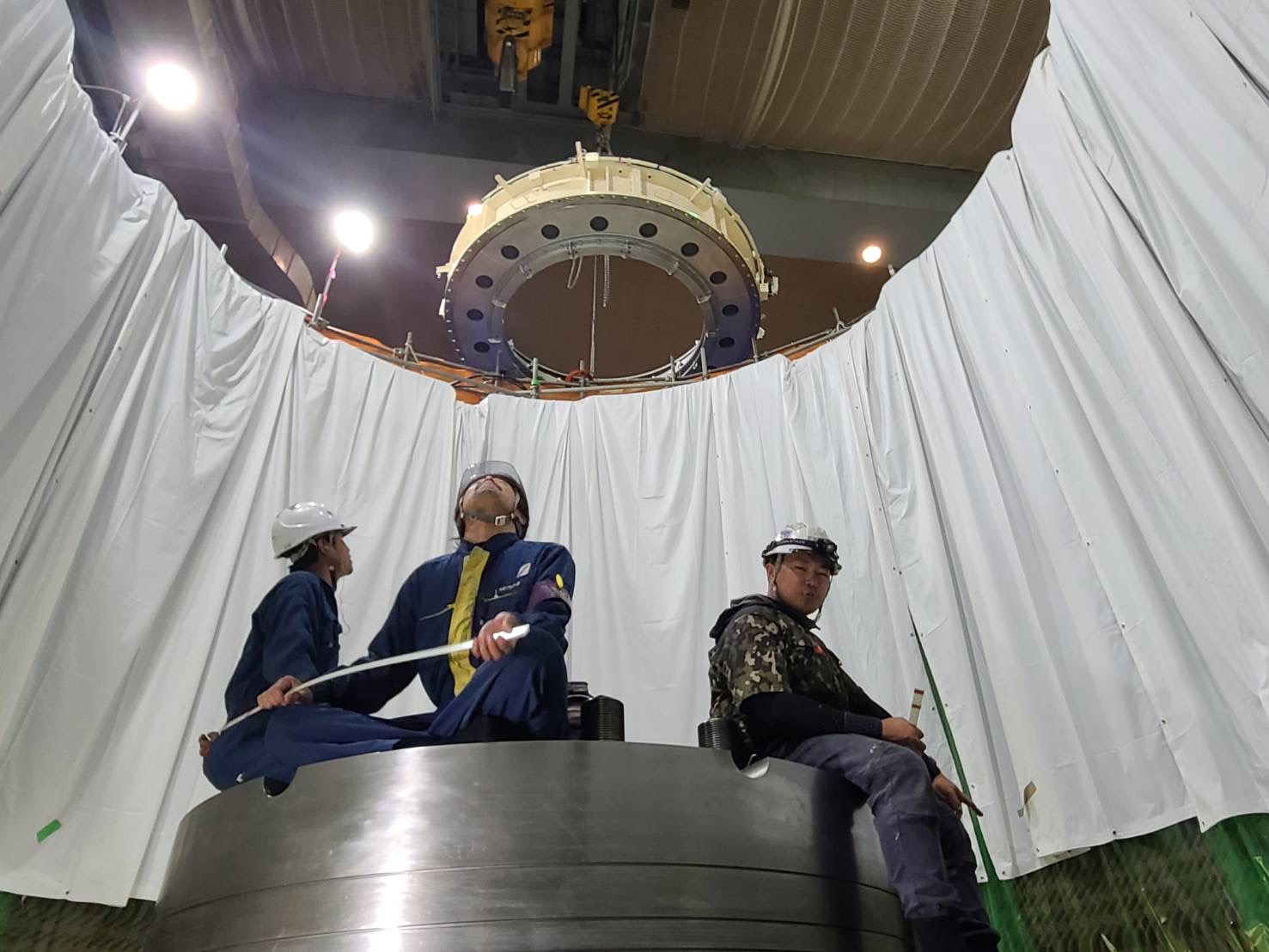 現場での仕事風景