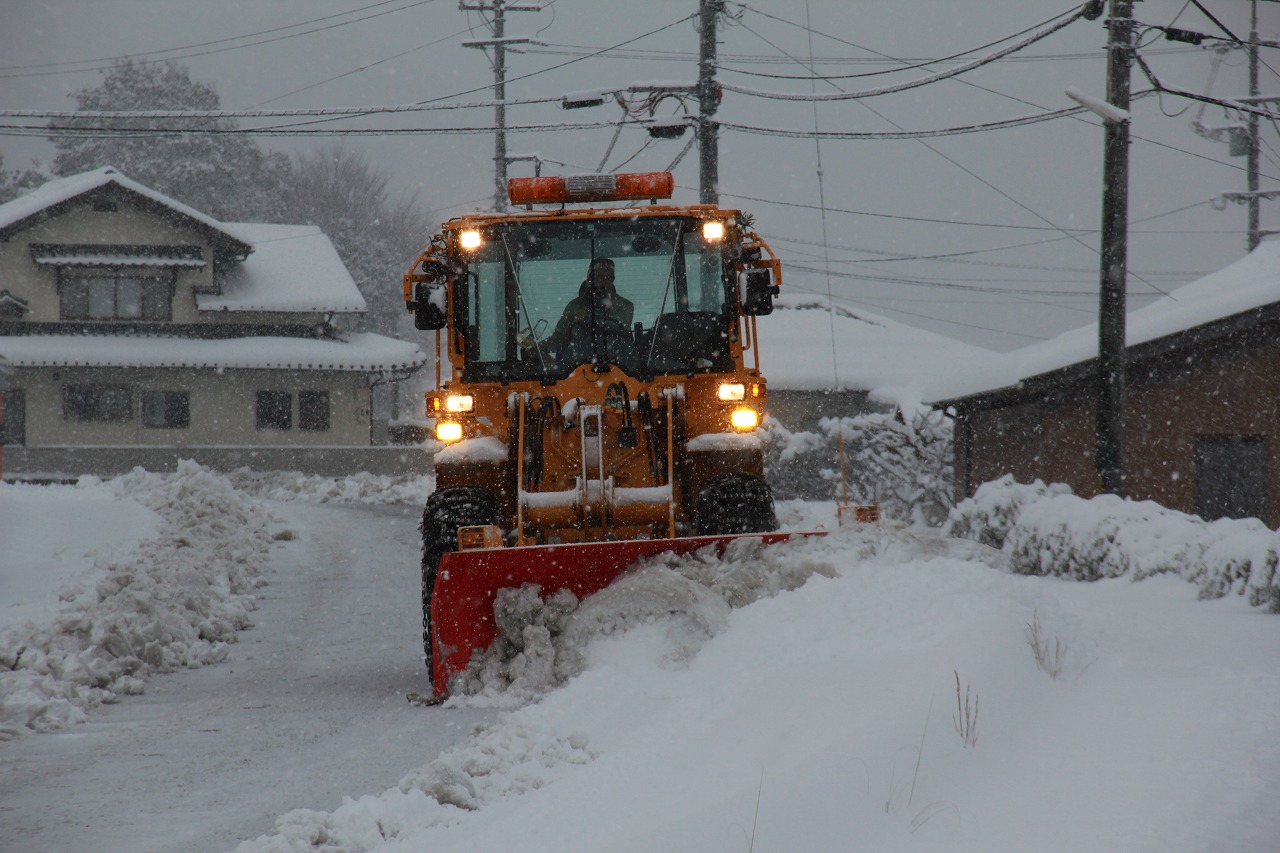 除雪機械も運転できます！
