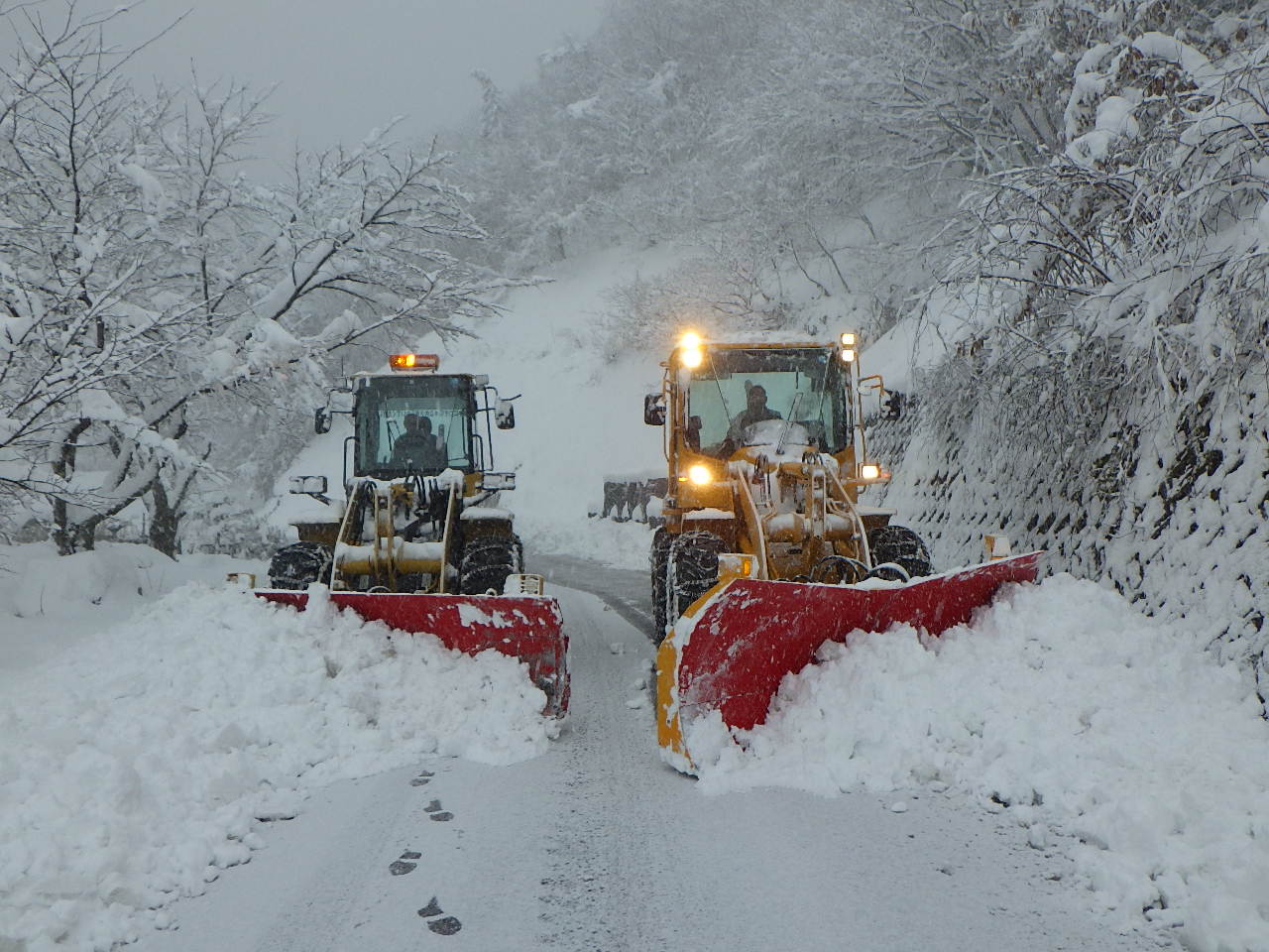 除雪作業