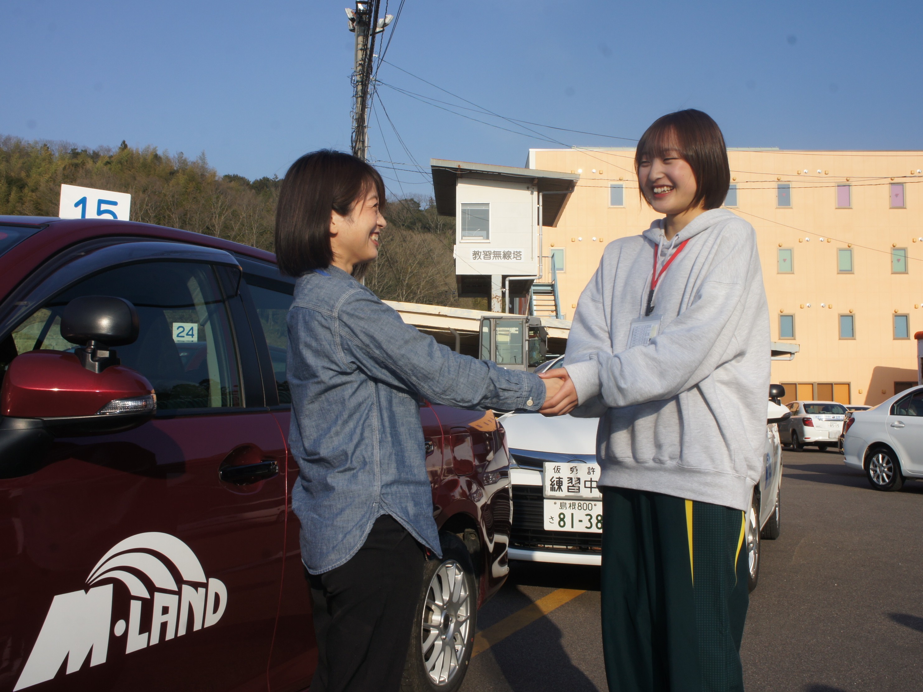 運転技術の習得も自身の成長も後押し。