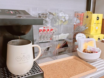コーヒーも自由にどうぞ