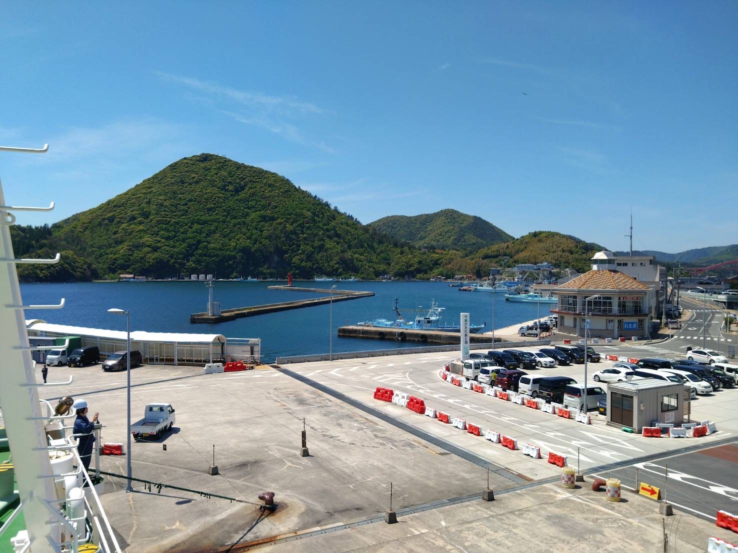 隠岐の島の玄関口西郷港