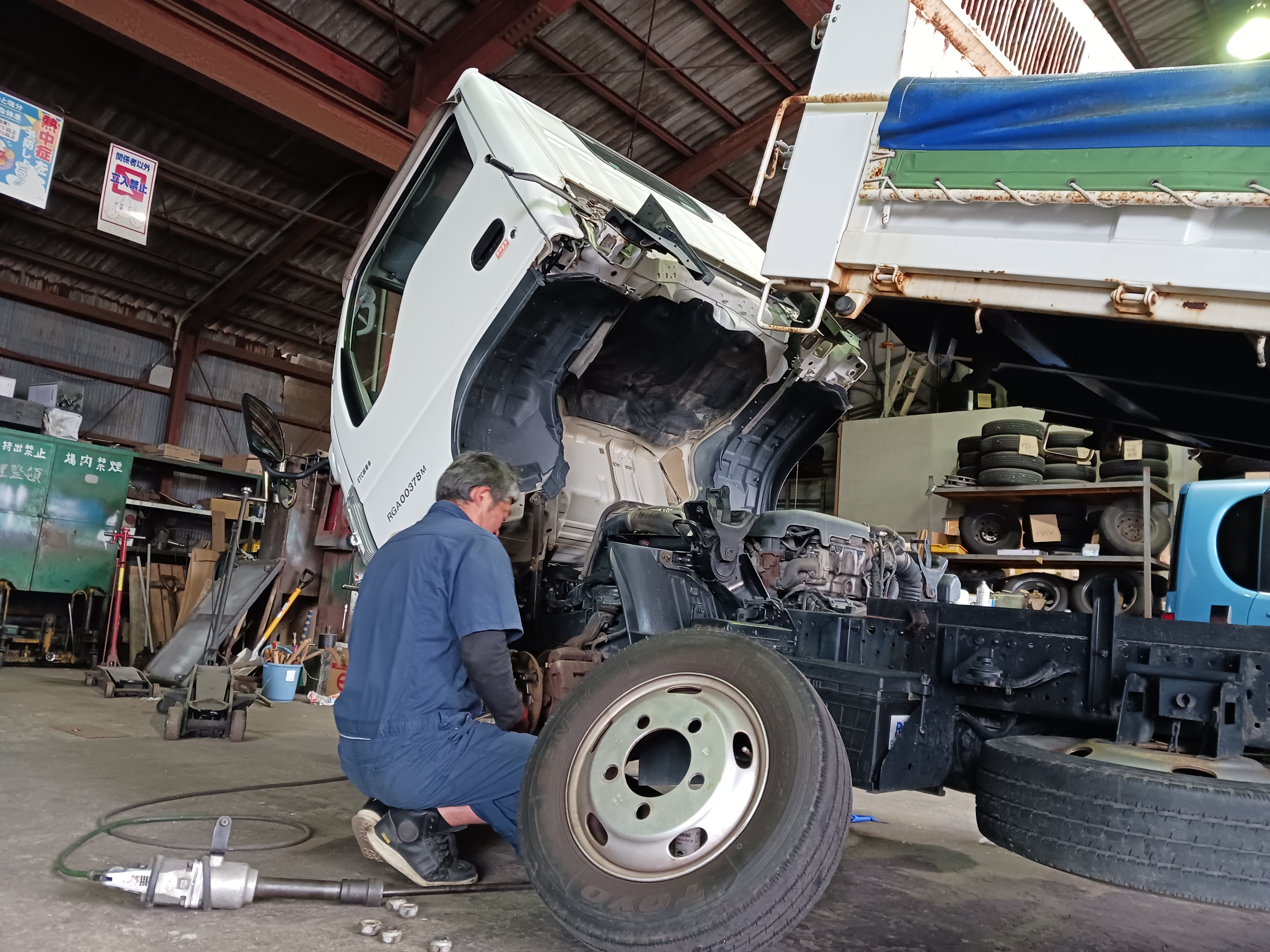 整備士によるメンテナンス