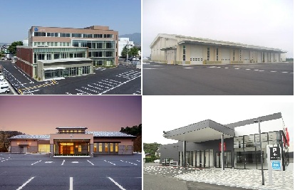 【設計実績】 事務所、農業倉庫、葬祭会館、店舗
