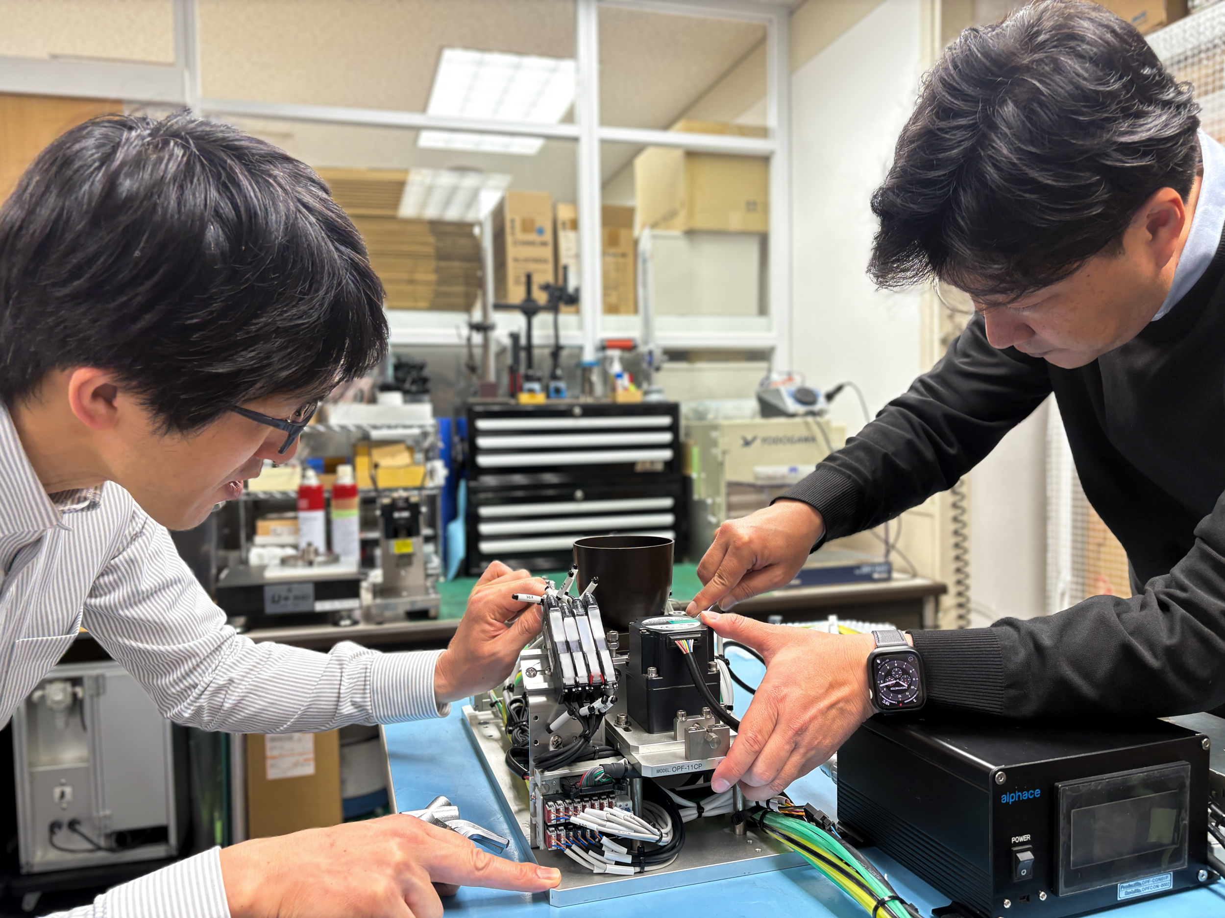 細かい調整も、ひとつのチームプレイ