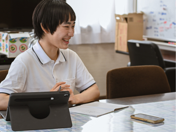 実際の取材活動のようす