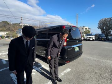 2名体制で安心。故人様を丁寧にお迎えします。