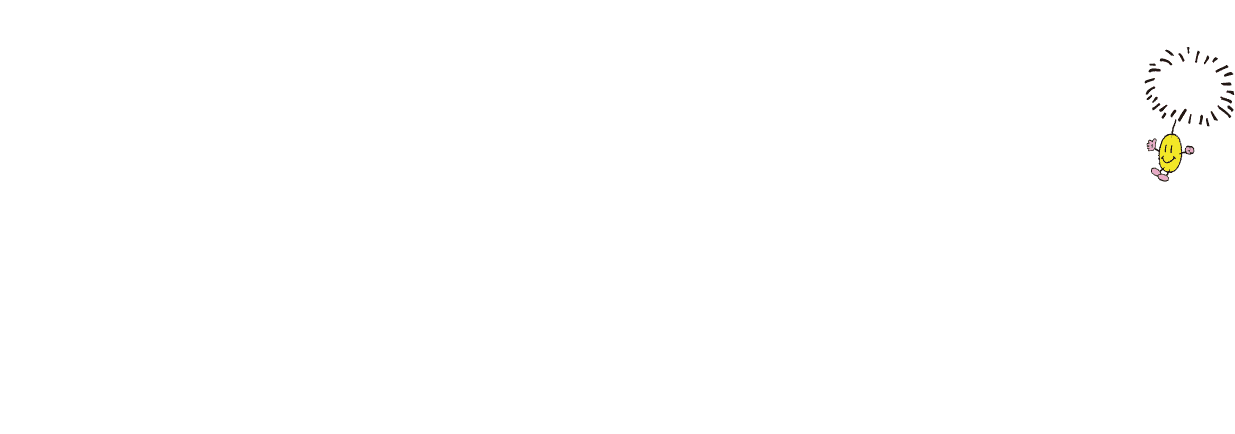 beansの白いロゴ
